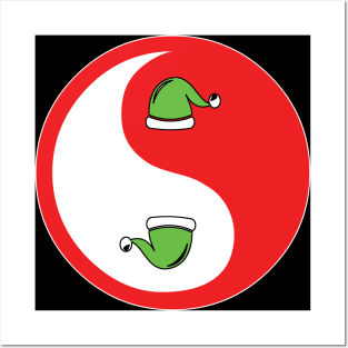 Christmas Yin-Yang 6 Posters and Art